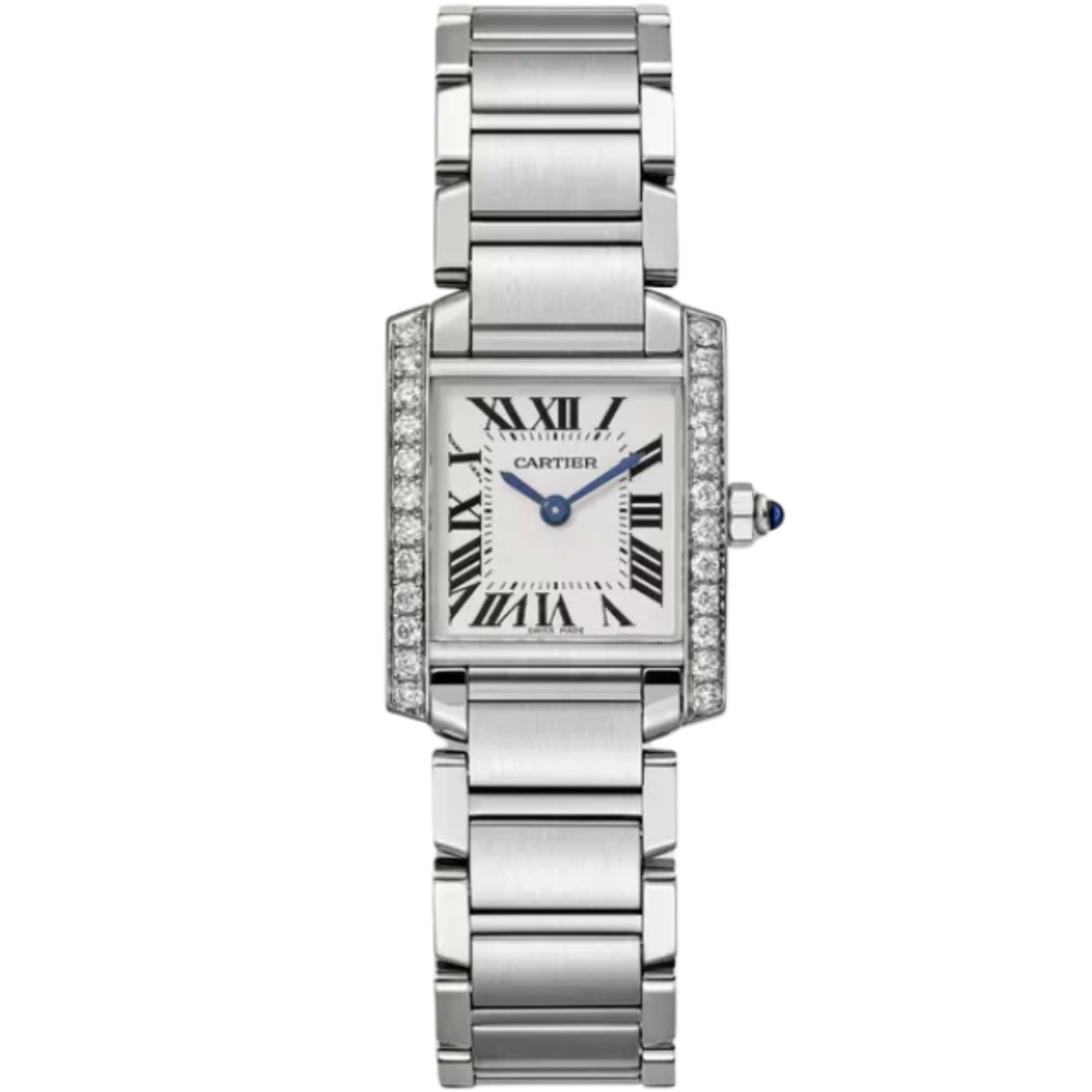 TANK 25 mm FRANÇAISE WATCH SILVER STAINLESS STEEL - Cartier