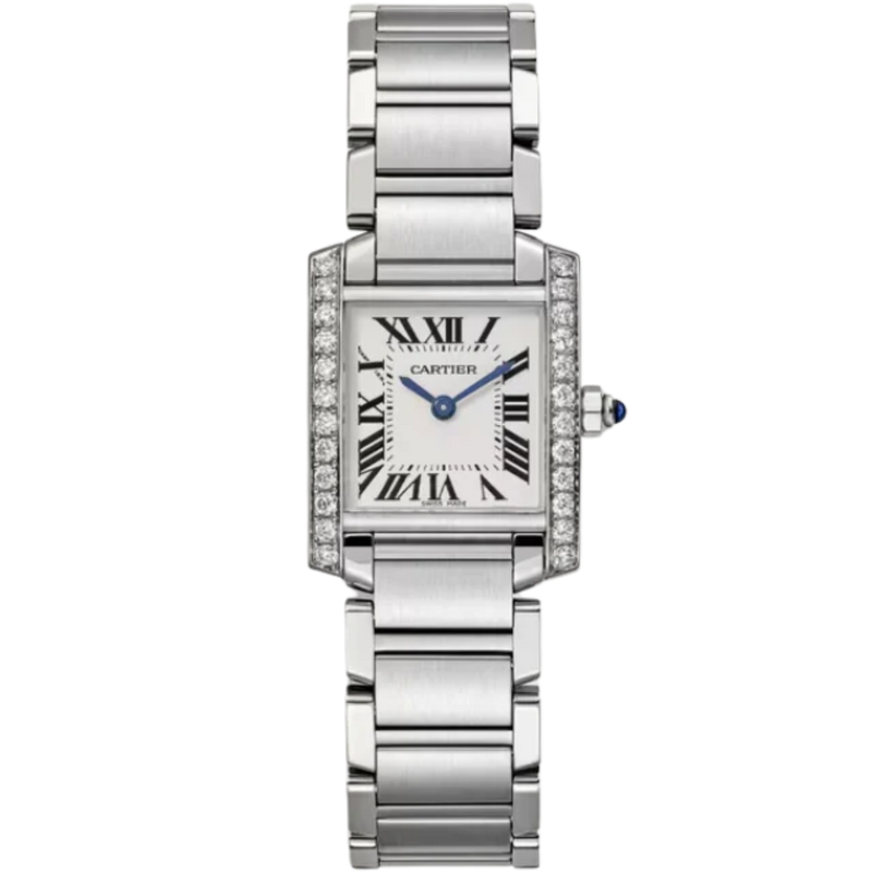 TANK 25 mm FRANÇAISE WATCH SILVER STAINLESS STEEL - Cartier
