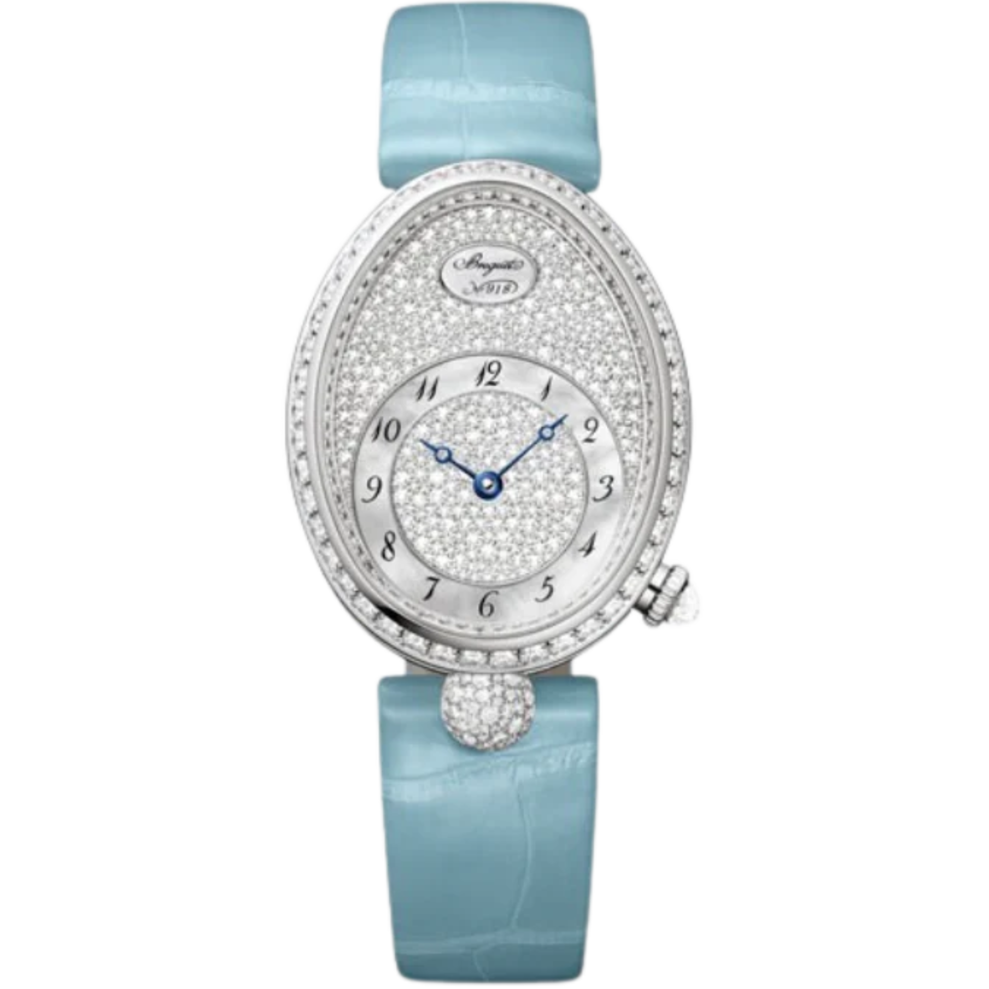 REINE DE NAPLES 8938 36 MM WHITE GOLD WITH MOTHER OF PEARL DIAL - Breguet