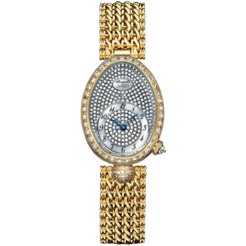 REINE DE NAPLES 8928 33 MM YELLOW GOLD WITH MOTHER OF PEARL - DIAMONDS DIAL - Breguet