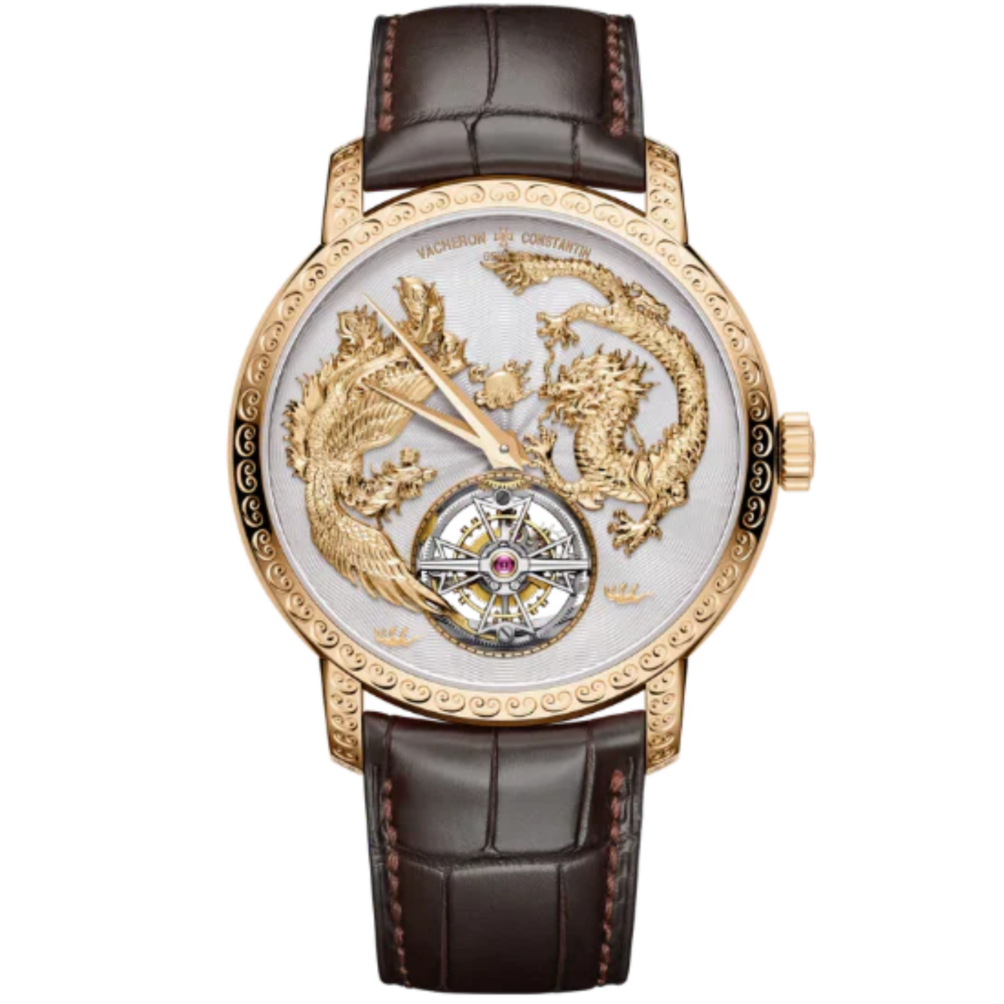 TRADITIONNELLE TOURBILLON 41 MM ROSE GOLD WITH GUILLOCHE DIAL - Vacheron Constantin