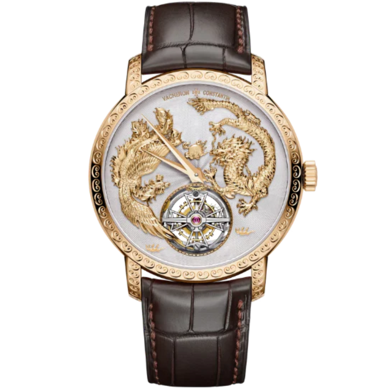 TRADITIONNELLE TOURBILLON 41 MM ROSE GOLD WITH GUILLOCHE DIAL - Vacheron Constantin