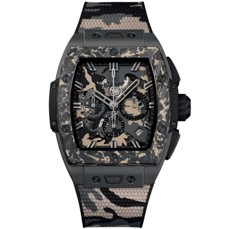 SPIRIT OF BIG BANG 42 MM CERAMIC CARBON BEIGE CAMO - Hublot