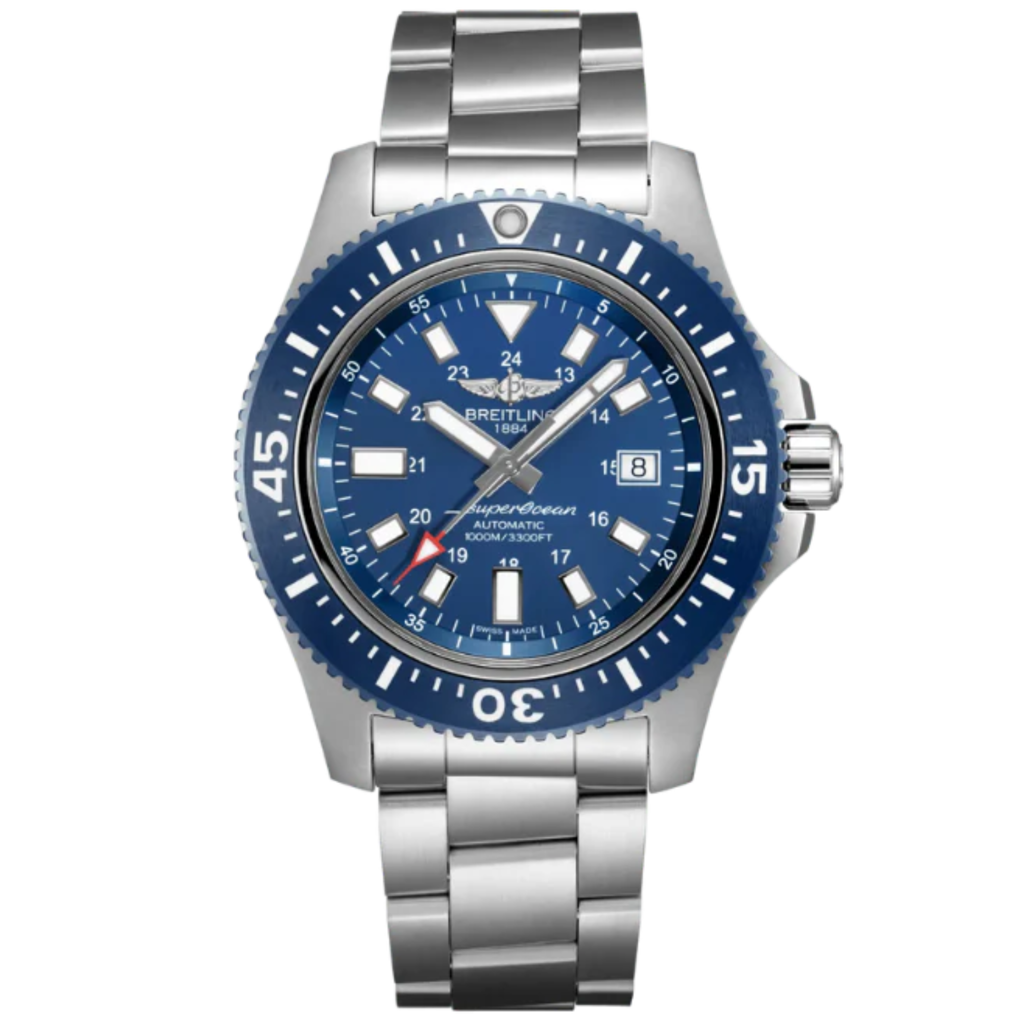 SUPEROCEAN SPECIAL 44 MM STAINLESS STEEL WITH BLUE DIAL - Breitling