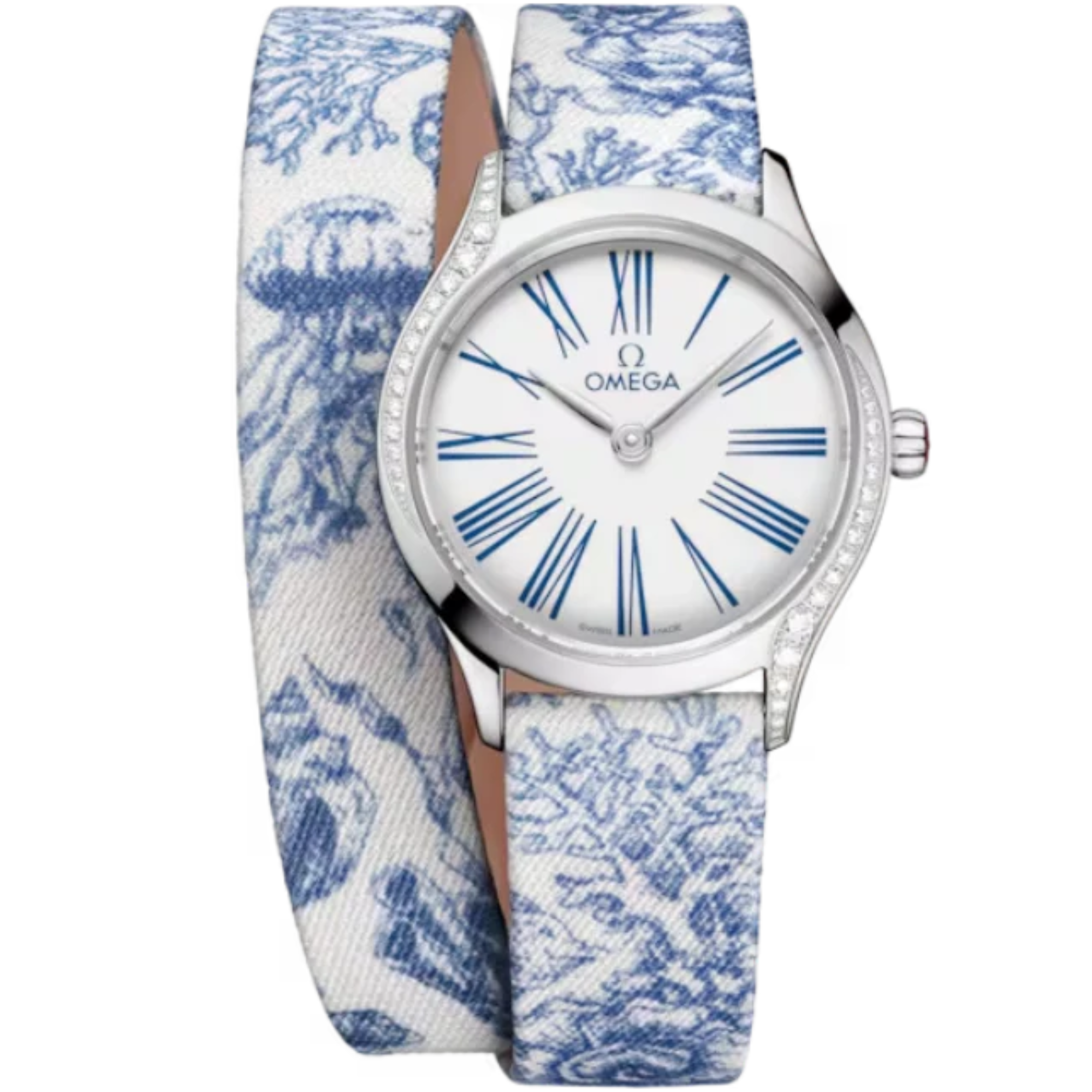 DE VILLE MINI TRÉSOR 26 MM STAINLESS STEEL WITH WHITE DIAL - Omega