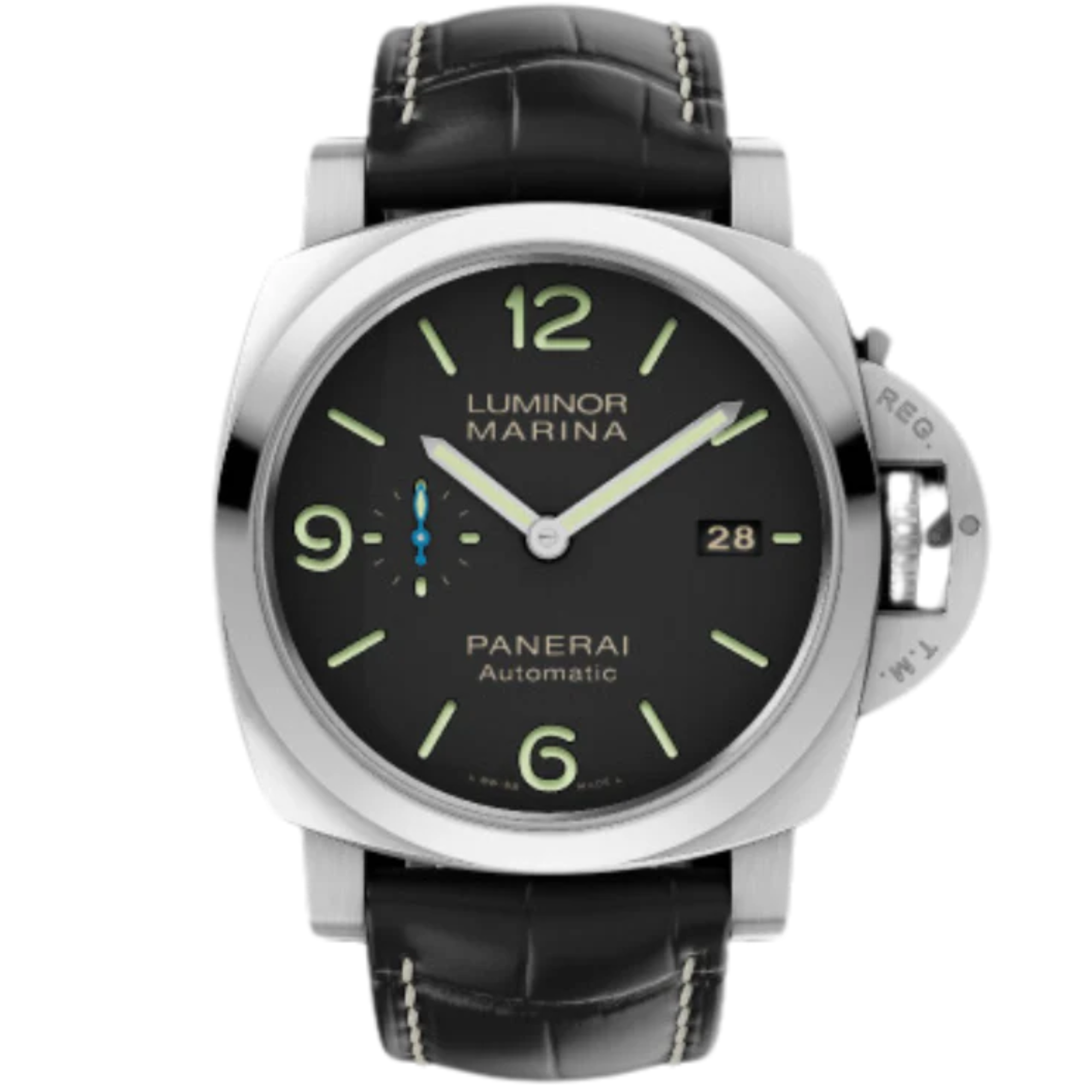 LUMINOR MARINA PAM01312 44 MM STAINLESS STEEL WITH BLACK DIAL - Panerai