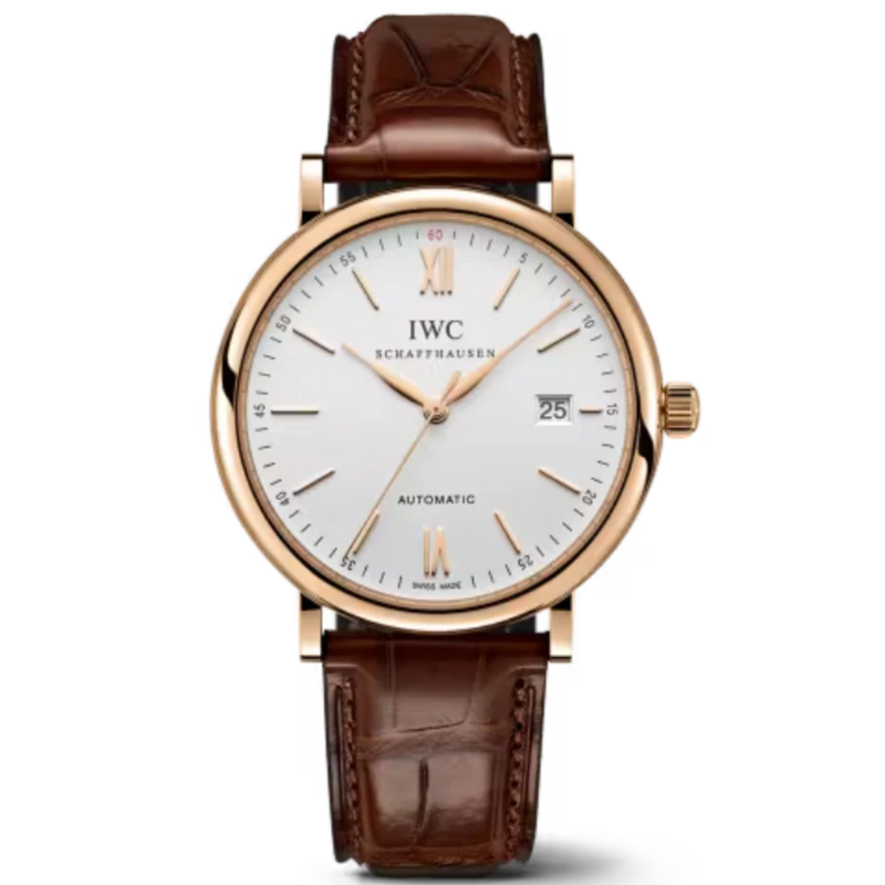 PORTOFINO AUTOMATIC 40 MM GOLD WITH SILVER DIAL - IWC