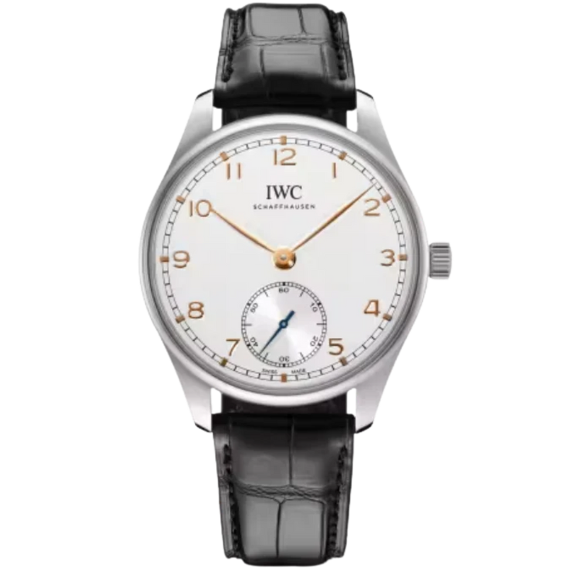 PORTUGIESER AUTOMATIC 40 MM STAINLESS STEEL WITH WHITE DIAL - IWC