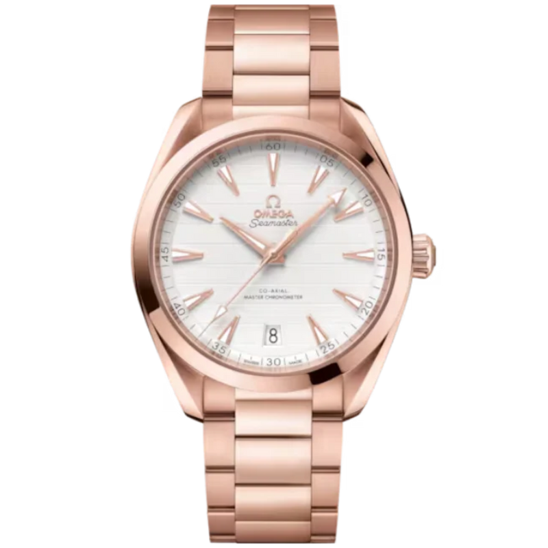 SEAMASTER AQUA TERRA 150M 41 MM SEDNA™ GOLD WITH SILVER DIAL - Omega
