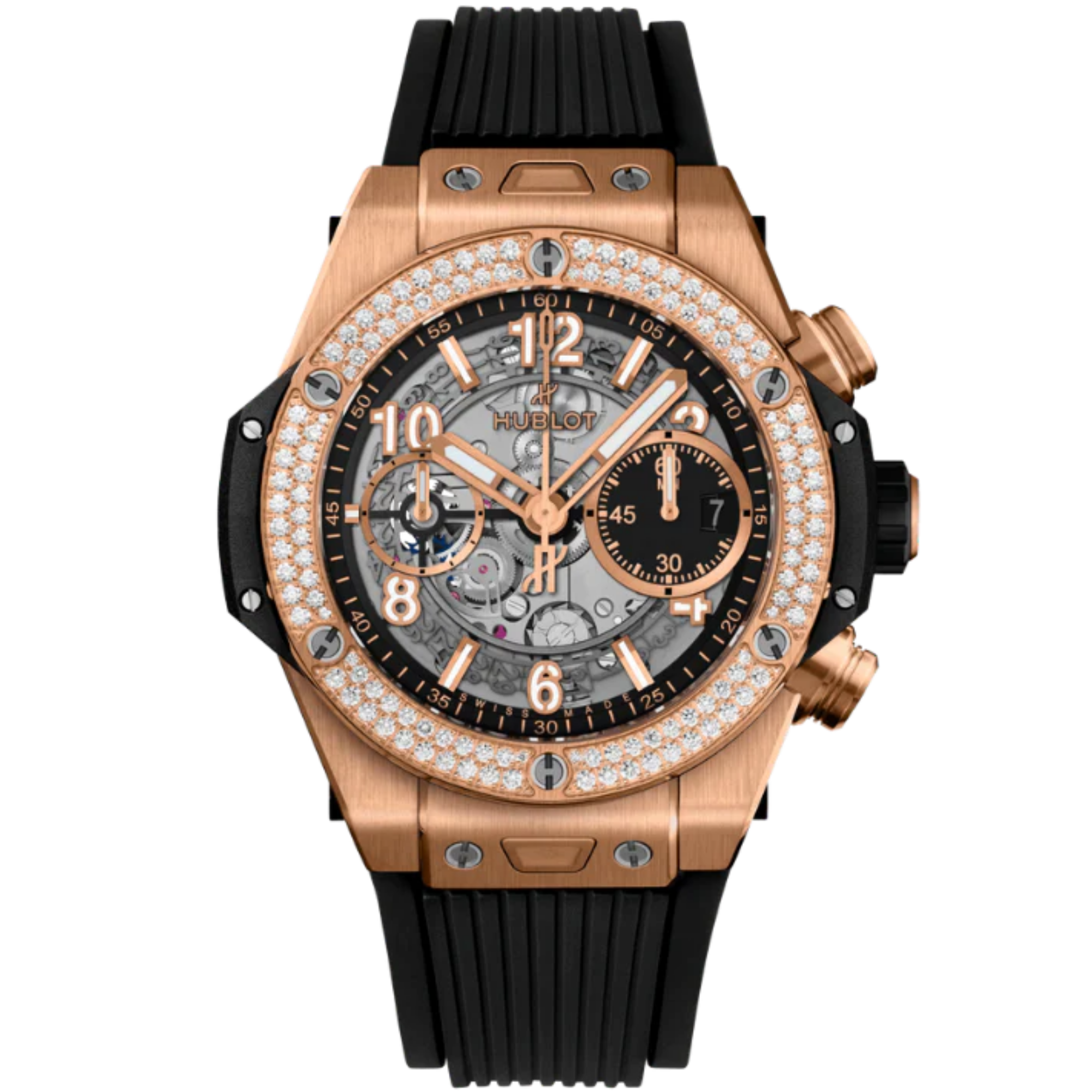 Big Bang 42mm UNICO KING GOLD DIAMONDS - Hublot