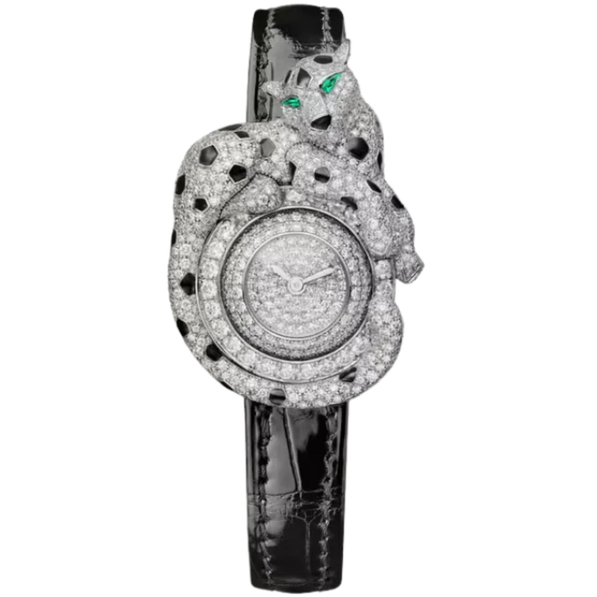 PANTHERE ESPIEGLE DE CARTIER RHODIUMIZED WHITE GOLD CASE AND DIAL - Cartier