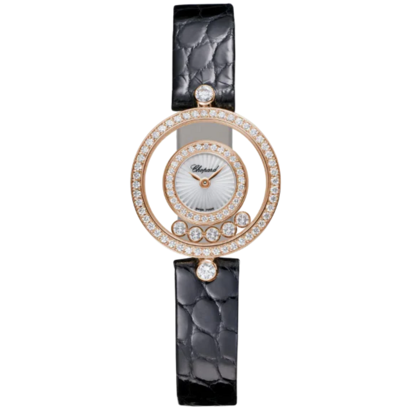HAPPY DIAMONDS ICONS 26 MM ETHICAL ROSE GOLD WITH MOTHER OF PEARL DIAL - Chopard
