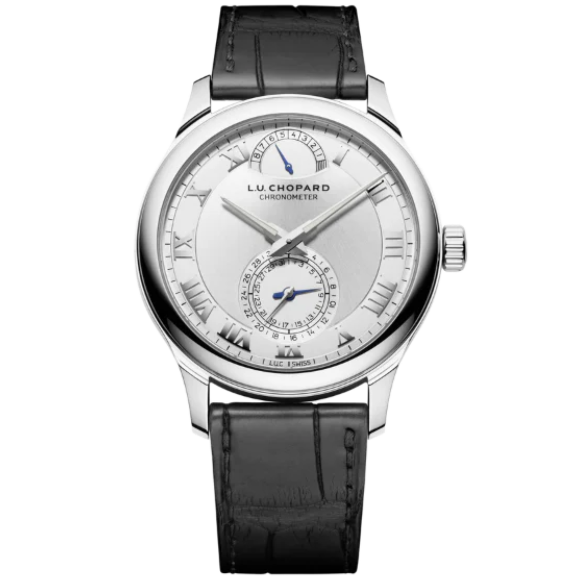 L.U.C QUATTRO 43 MM ETHICAL WHITE GOLD WITH SILVER DIAL - Chopard