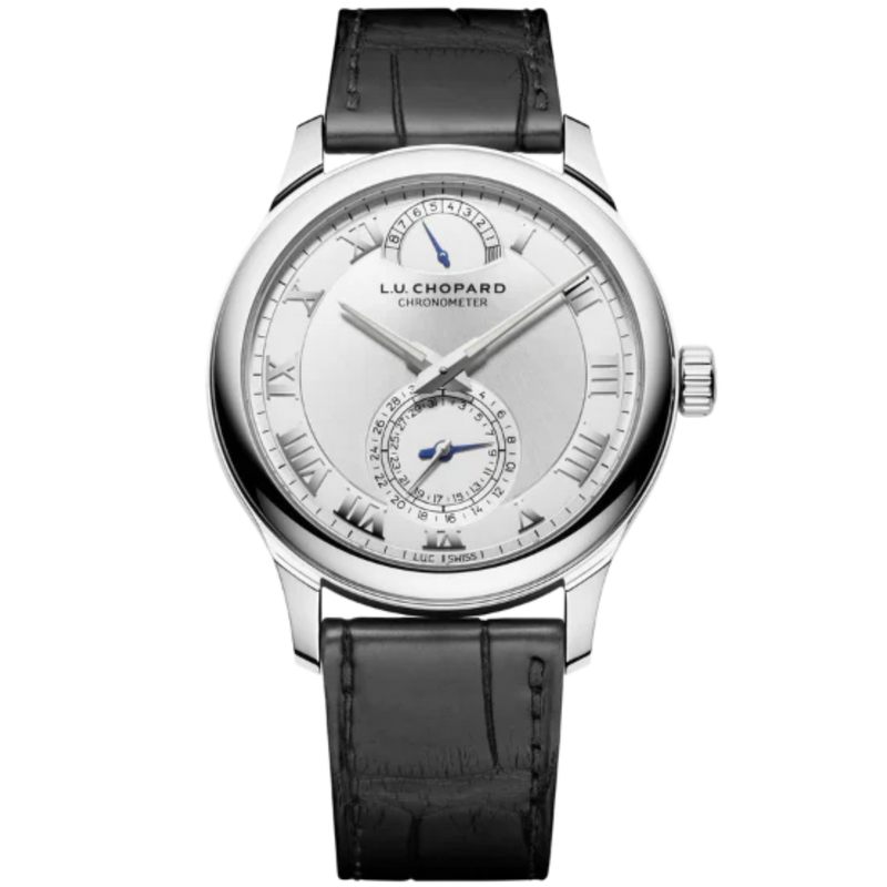 L.U.C QUATTRO 43 MM ETHICAL WHITE GOLD WITH SILVER DIAL - Chopard