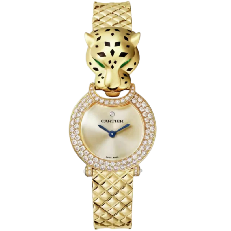 LA PANTHERE DE CARTIER 24 MM 18K YELLOW GOLD WITH GOLDEN DIAL - Cartier