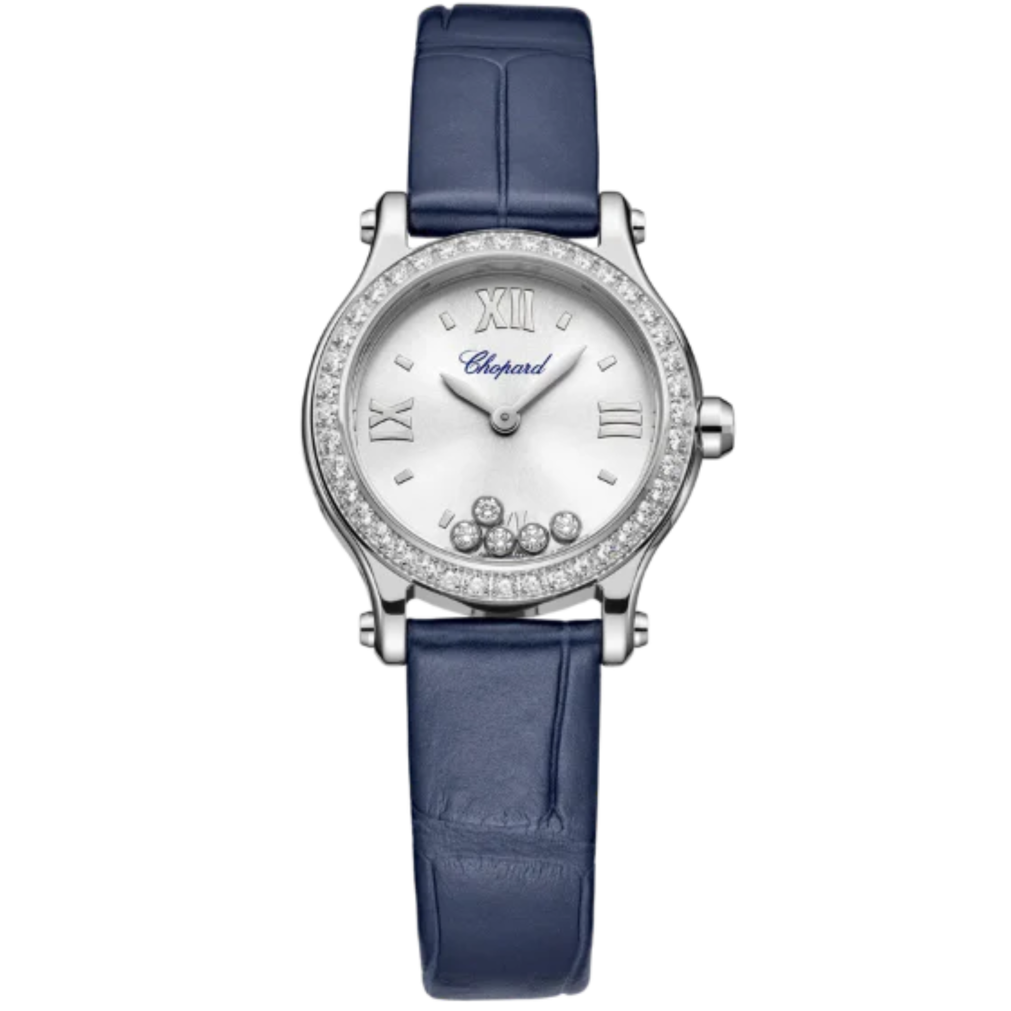 HAPPY SPORT 25 MM LUCENT STEEL™ WITH SILVER DIAL - Chopard