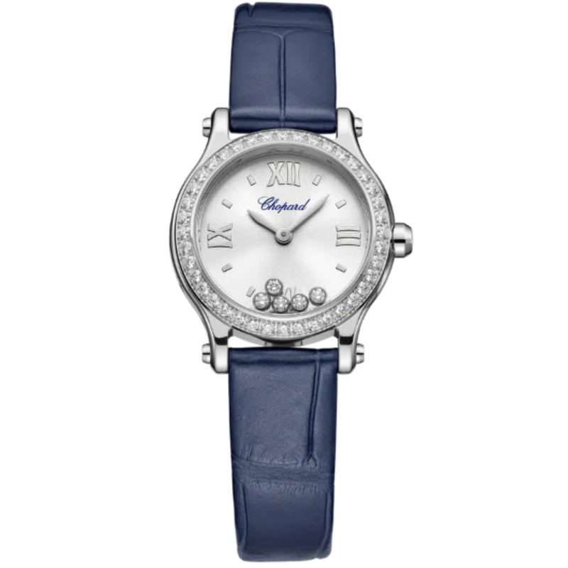 HAPPY SPORT 25 MM LUCENT STEEL™ WITH SILVER DIAL - Chopard