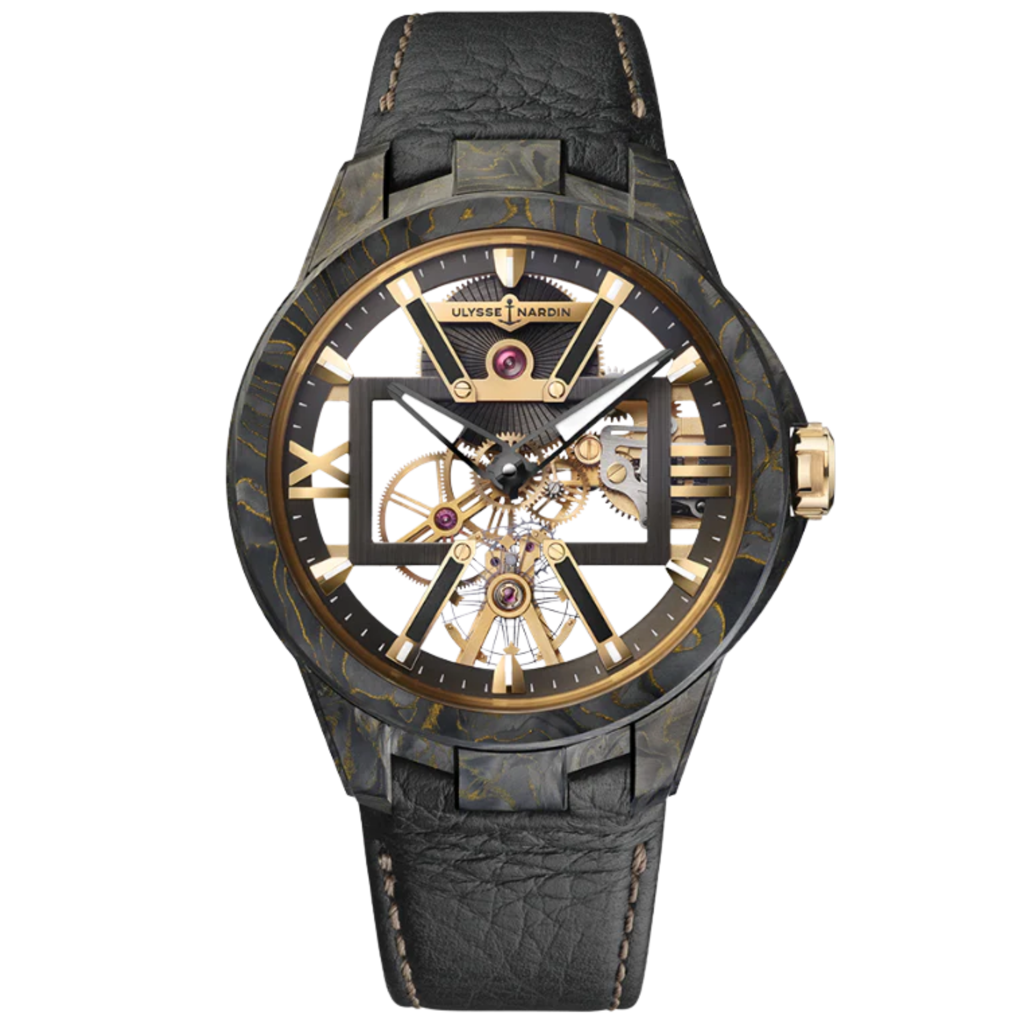 BLAST SKELETON X 43 MM CARBONIUM WITH OPENWORKED DIAL - Ulysse Nardin