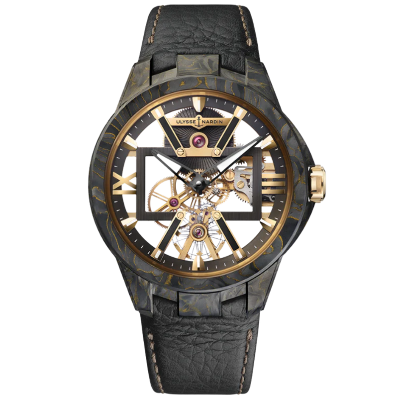 BLAST SKELETON X 43 MM CARBONIUM WITH OPENWORKED DIAL - Ulysse Nardin