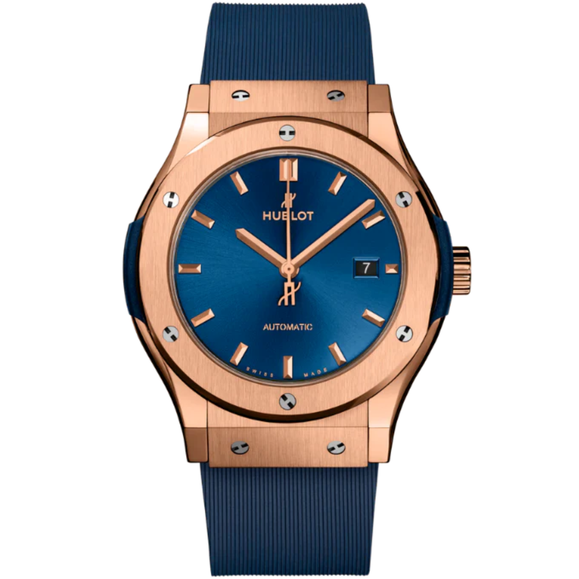 CLASSIC FUSION 3-HANDS 42MM KING GOLD BLUE - Hublot