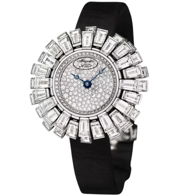 PETITE FLEUR GJE26BB20.8589DB1 17 MM WHITE GOLD WITH WHITE DIAL - Breguet