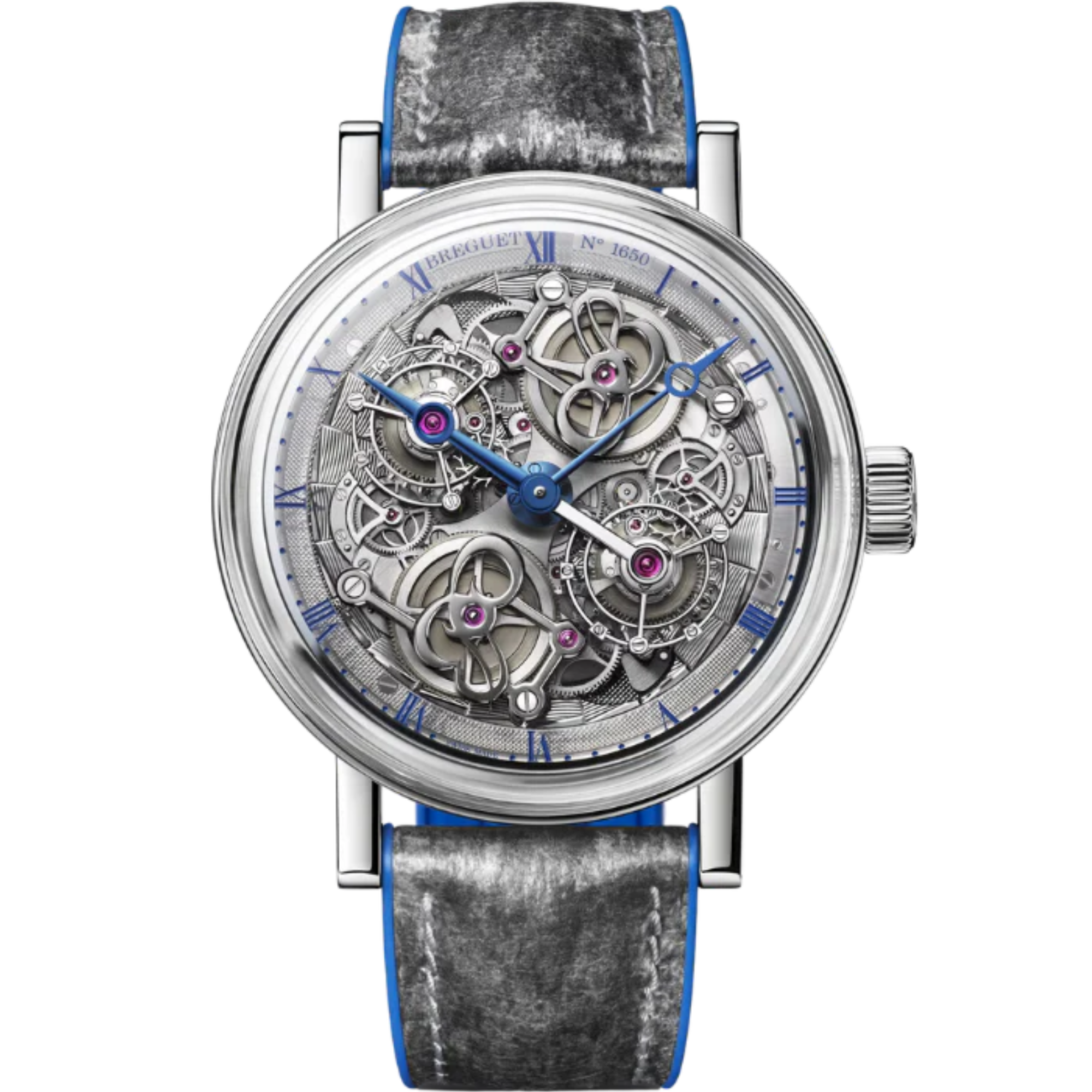 CLASSIQUE DOUBLE TOURBILLON 5345 "QUAI DE I'HORLOGE" 46 MM PLATINUM WITH OPEN WORKED DIAL - Breguet