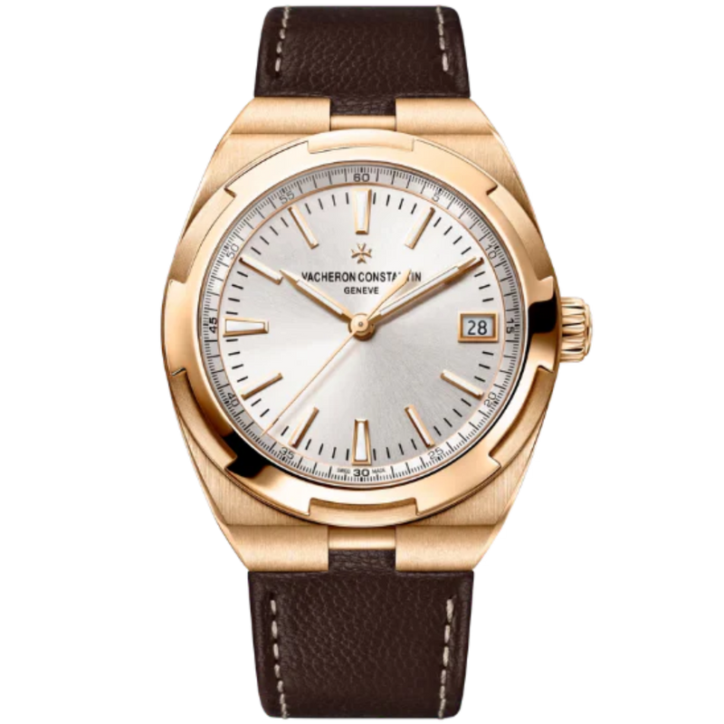 OVERSEAS SELF WINDING 41 MM PINK GOLD WITH WHITE BRASS DIAL - Vacheron Constantin