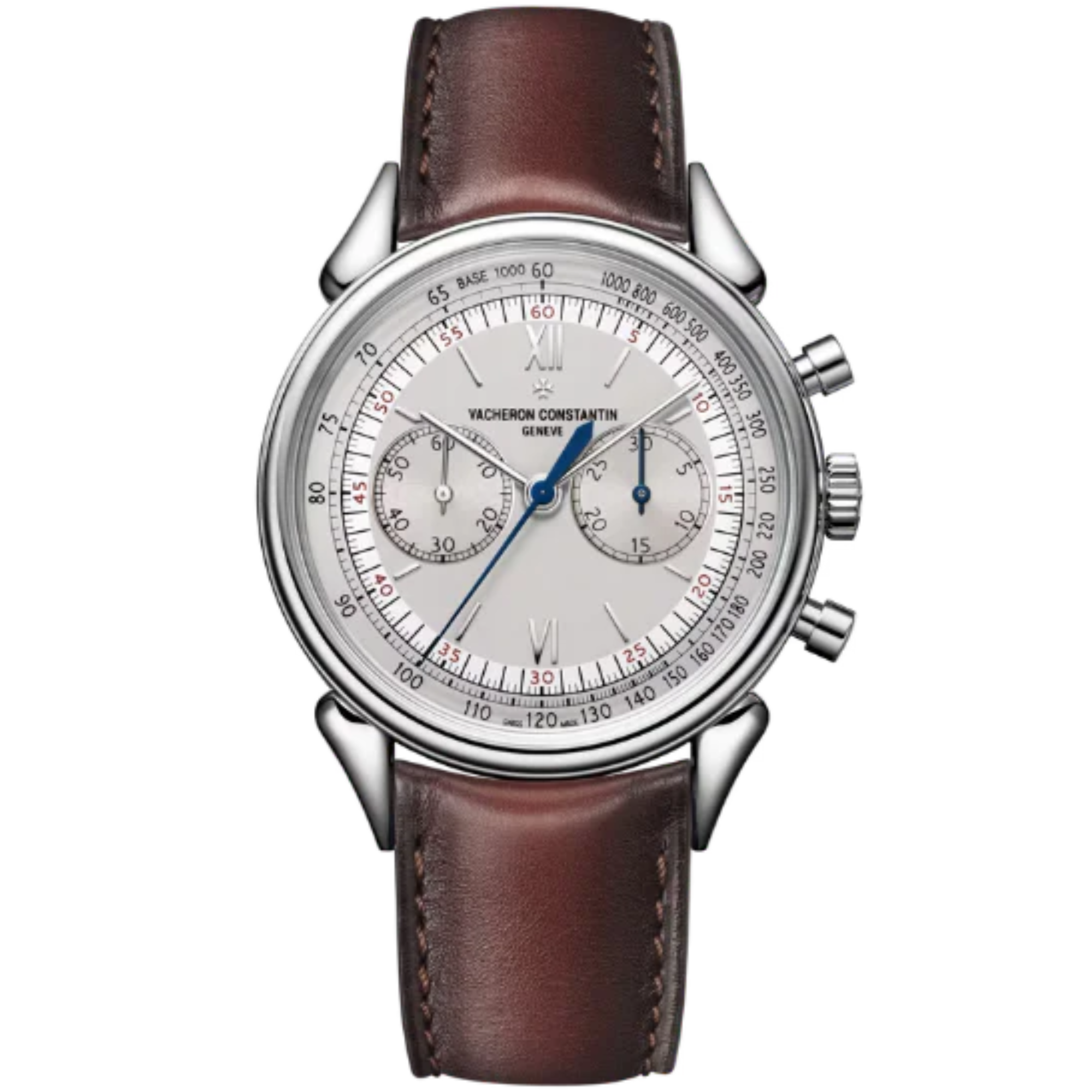 HISTORIQUES CORNES DE VACHE 1955 38 MM STAINLESS STEEL WITH WHITE DIAL - Vacheron Constantin