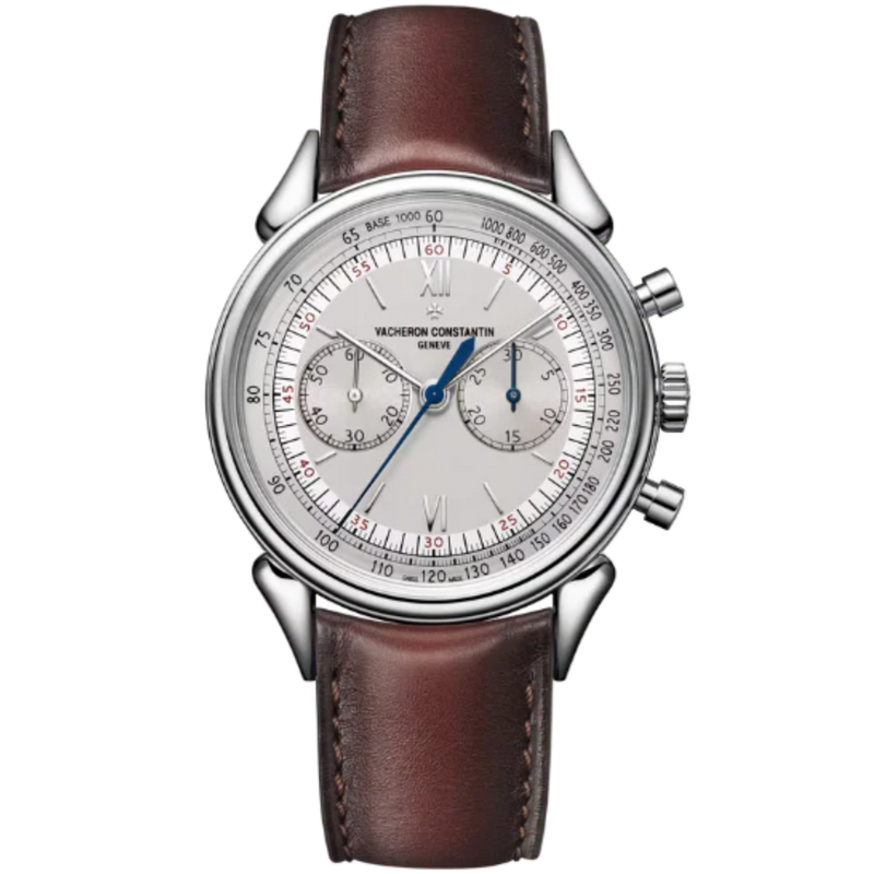 HISTORIQUES CORNES DE VACHE 1955 38 MM STAINLESS STEEL WITH WHITE DIAL - Vacheron Constantin