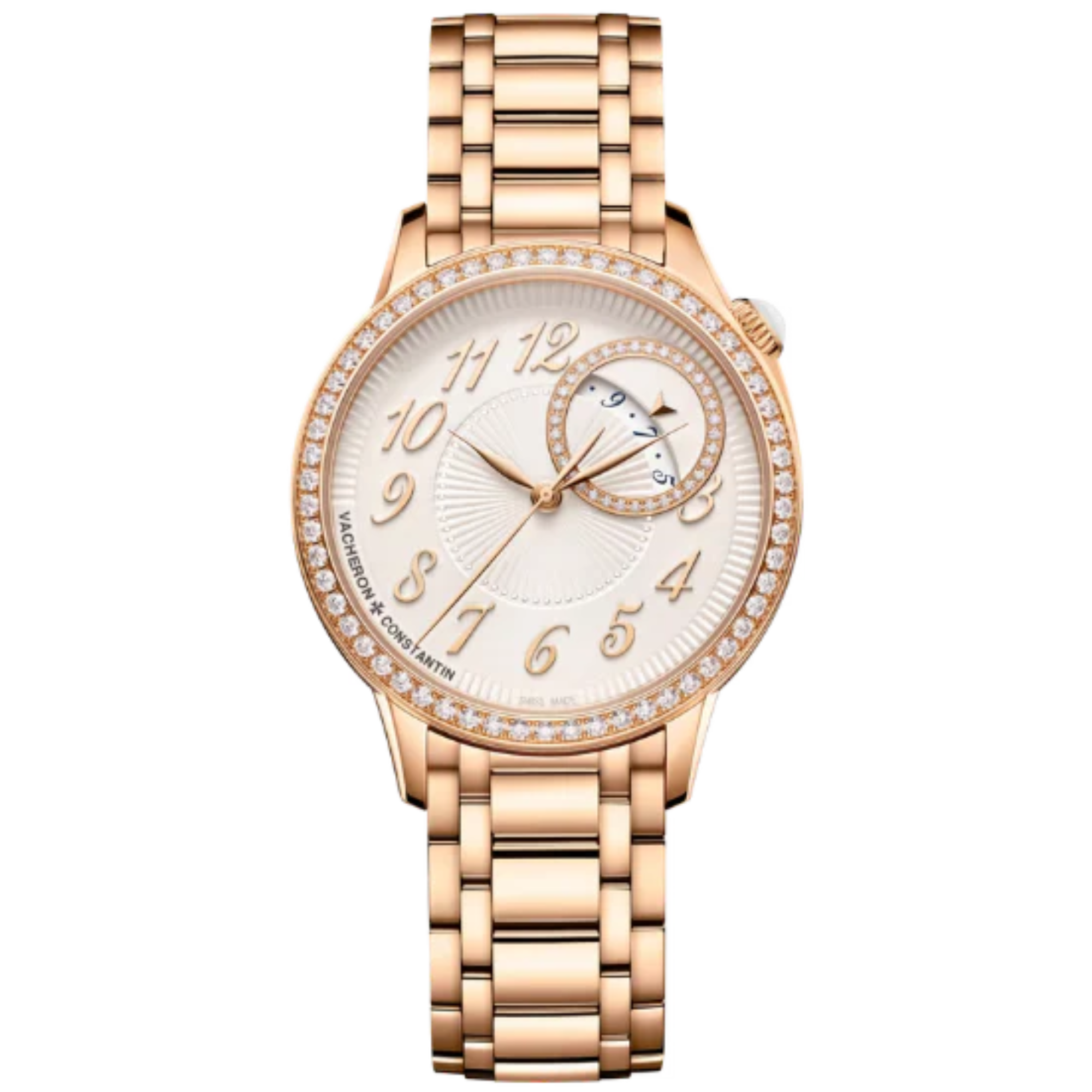 EGERIE SELF WINDING 35 MM 18k PINK GOLD WITH BRASS DIAL - Vacheron Constantin