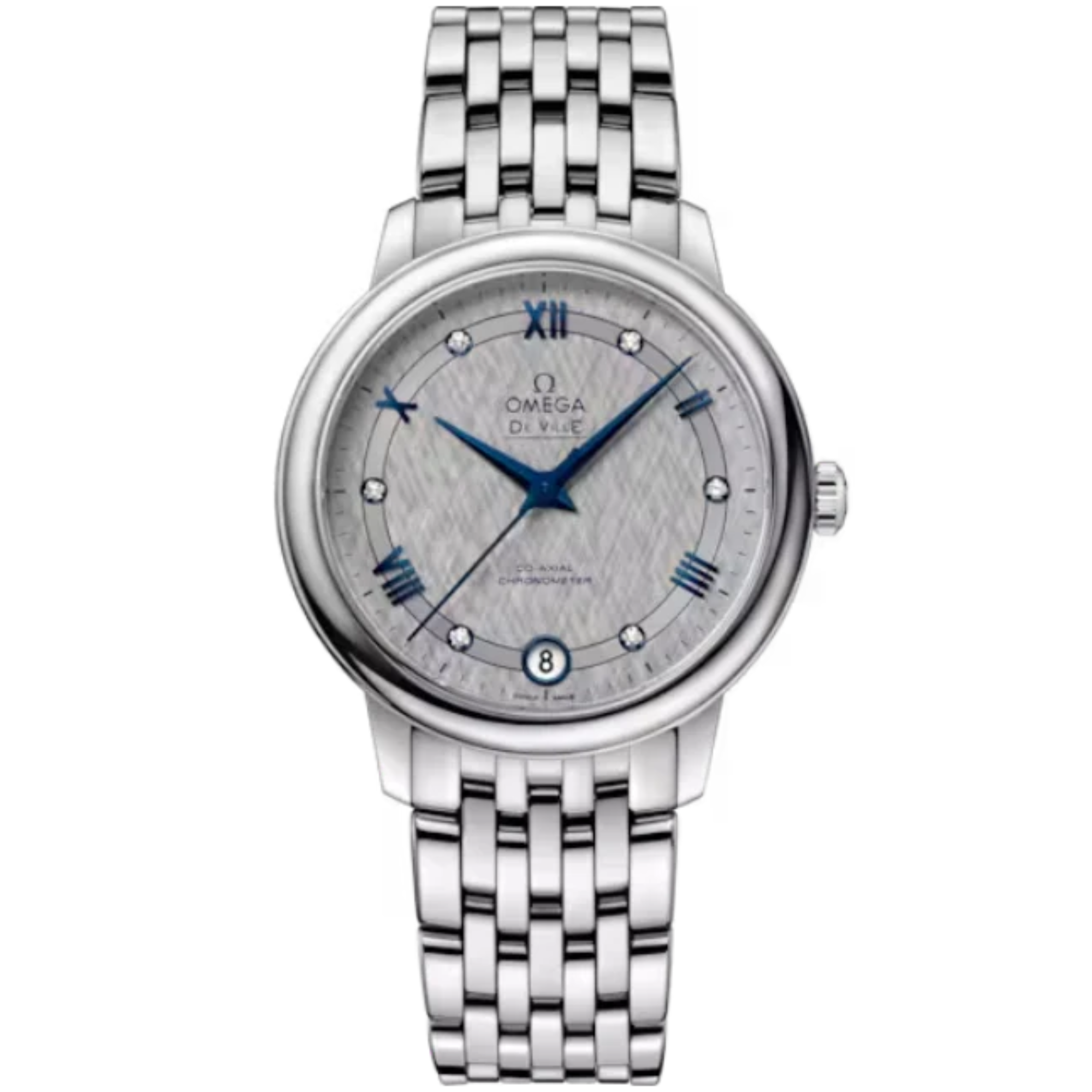 DE VILLE PRESTIGE 33 MM STAINLESS STEEL WITH GREY DIAL - Omega