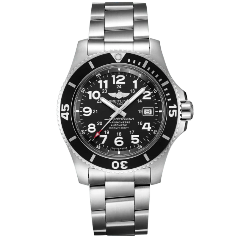 SUPEROCEAN SPECIAL 44 MM STAINLESS STEEL WITH BLACK DIAL - Breitling