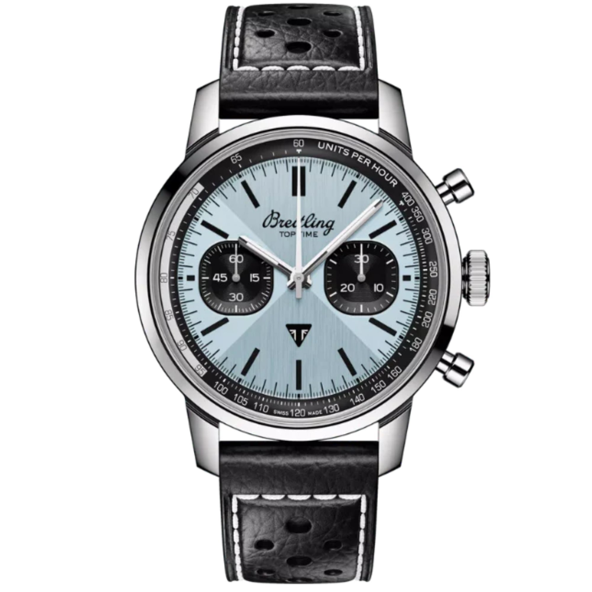 TOP TIME B01 TRIUMPH 41 MM STAINLESS STEEL WITH ICE BLUE DIAL - Breitling