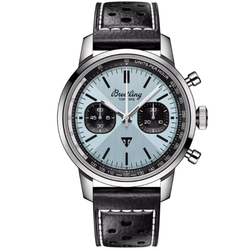 TOP TIME B01 TRIUMPH 41 MM STAINLESS STEEL WITH ICE BLUE DIAL - Breitling
