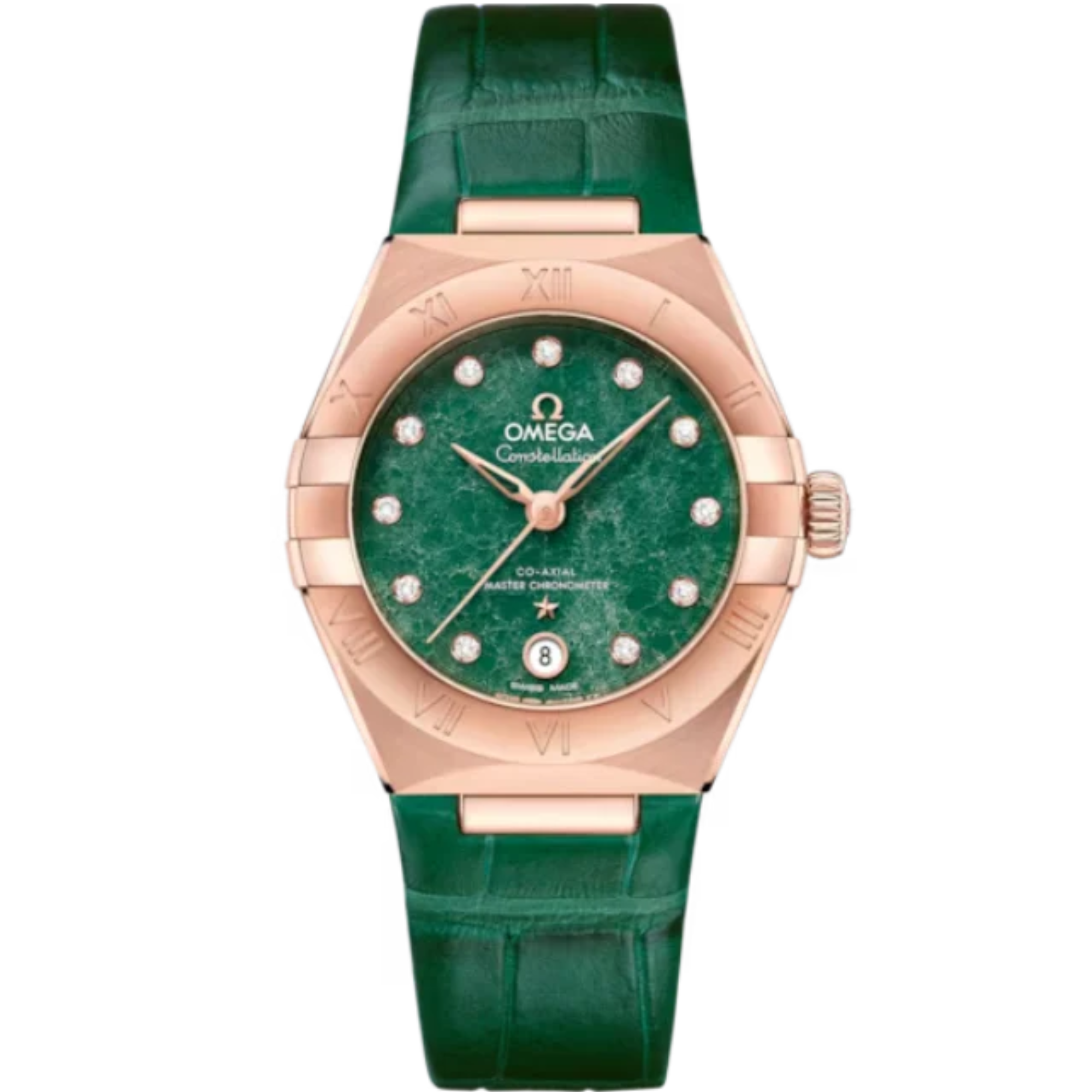 CONSTELLATION 29 MM SEDNA™ GOLD WITH GREEN DIAL - Omega
