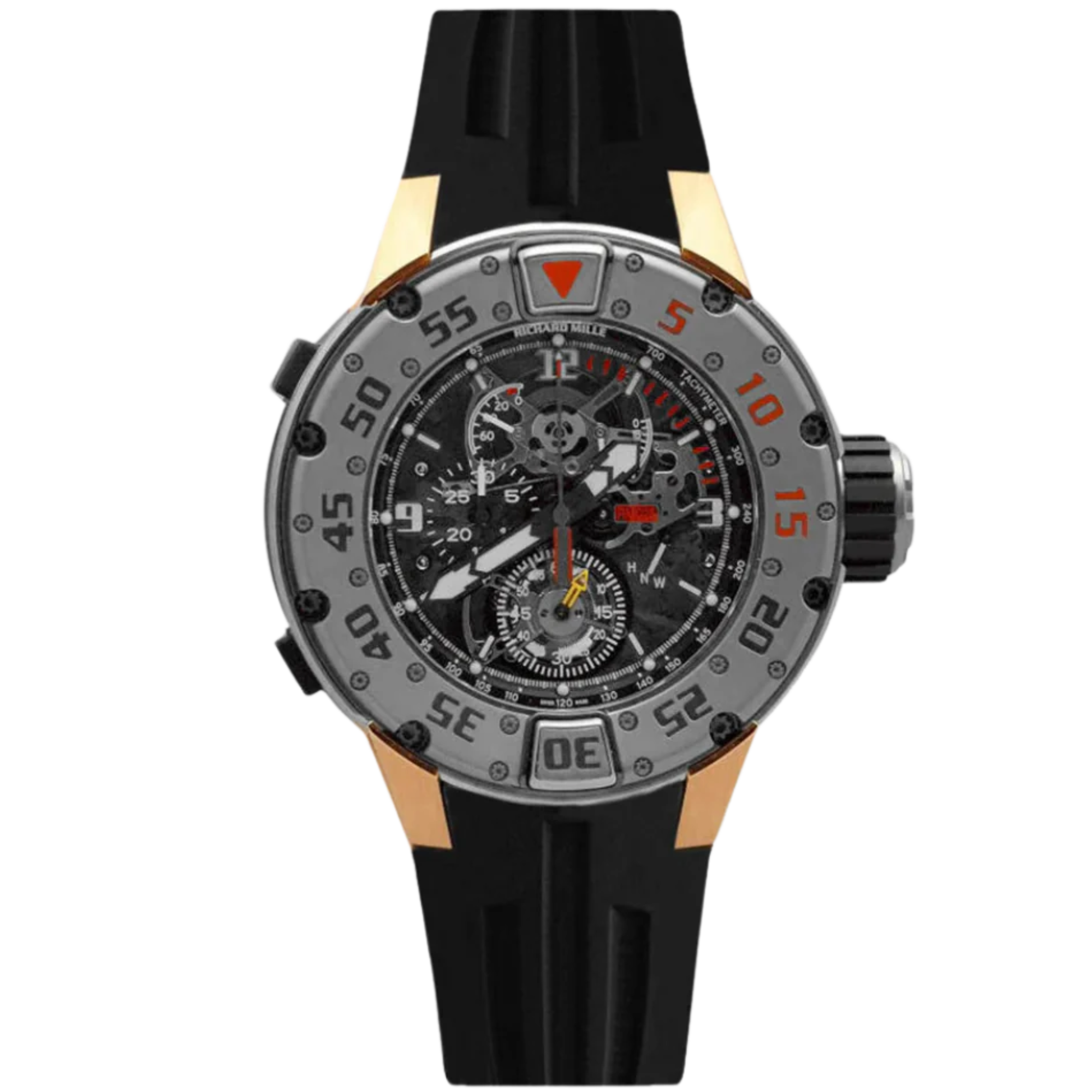 Richard Mille RM025 Divers Manual Winding Tourbillon Chronograph Openworked Dial - Richard Mille
