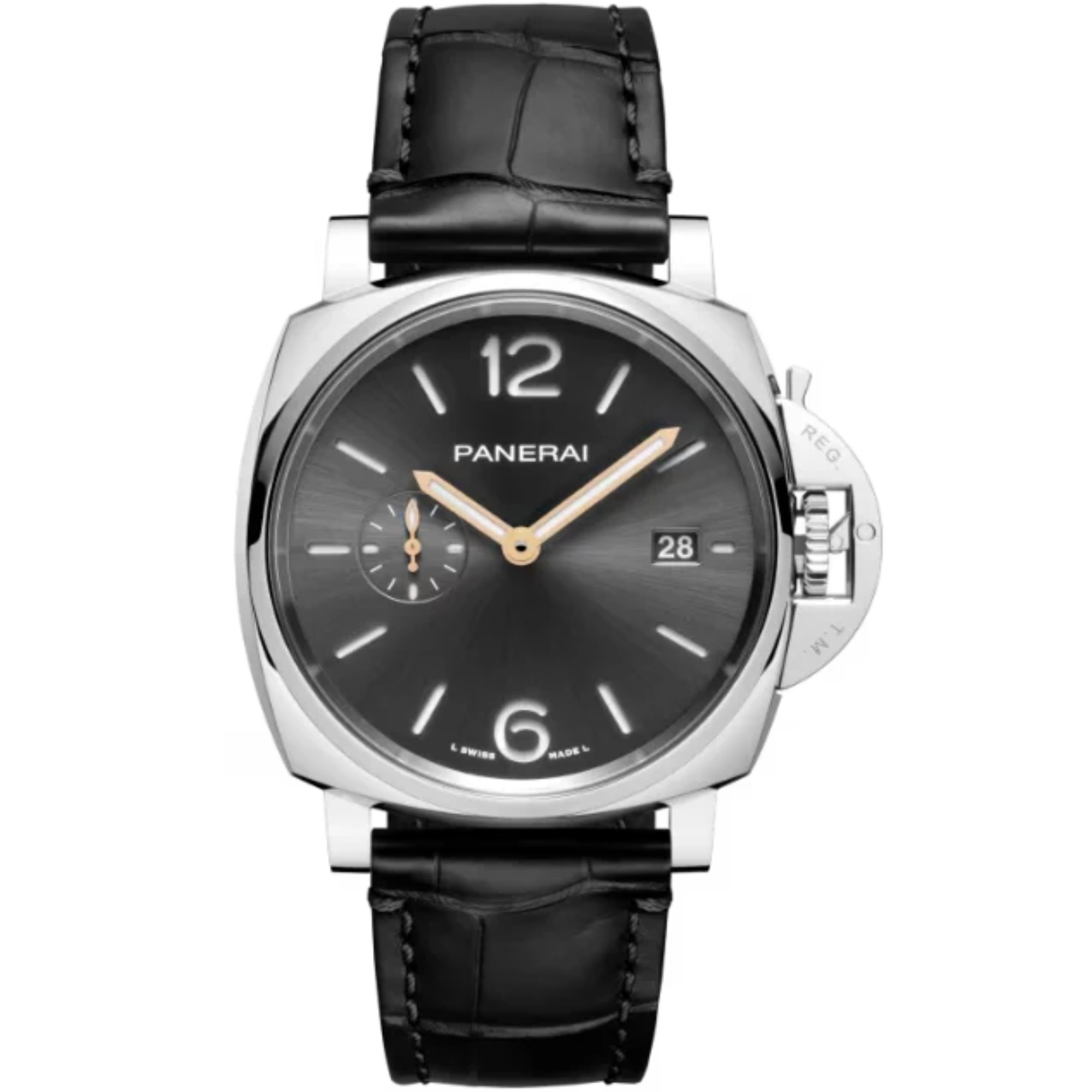 LUMINOR DUE PAM01250 42 MM STAINLESS STEEL WITH BLACK DIAL - Panerai