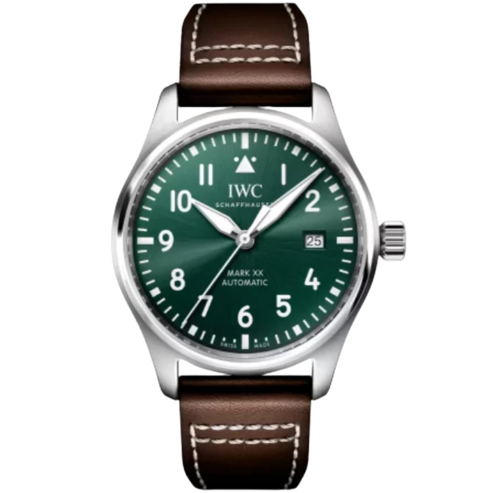 PILOT'S WATCH MARK XX 40 MM STAINLESS STEEL WITH GREEN DIAL - IWC