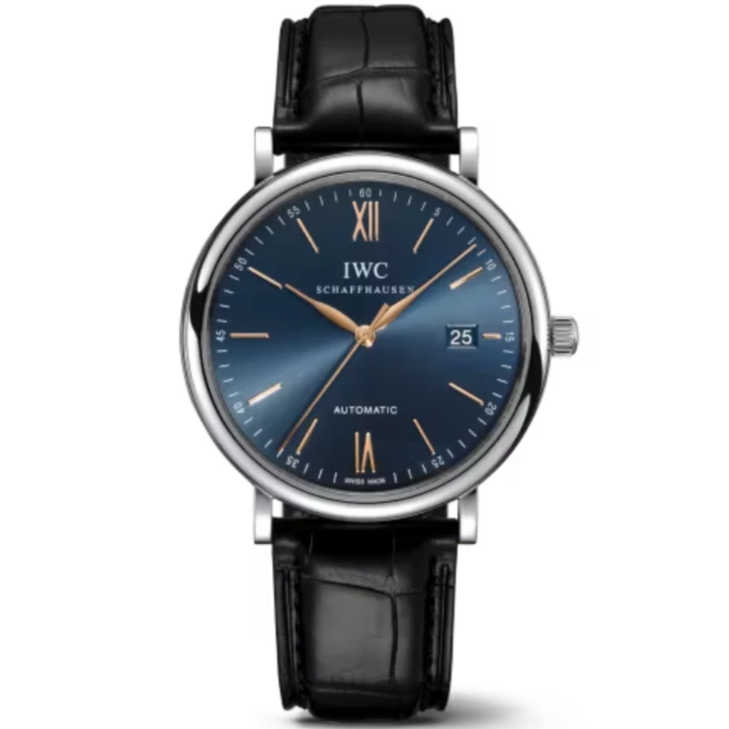 PORTOFINO AUTOMATIC 40 MM STAINLESS STEEL WITH BLUE DIAL - IWC