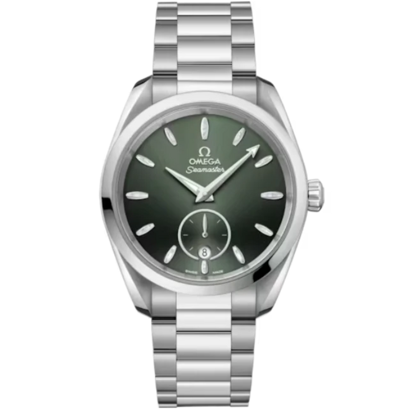 SEAMASTER AQUA TERRA 150M 38 MM STAINLESS STEEL WITH GREEN DIAL - Omega