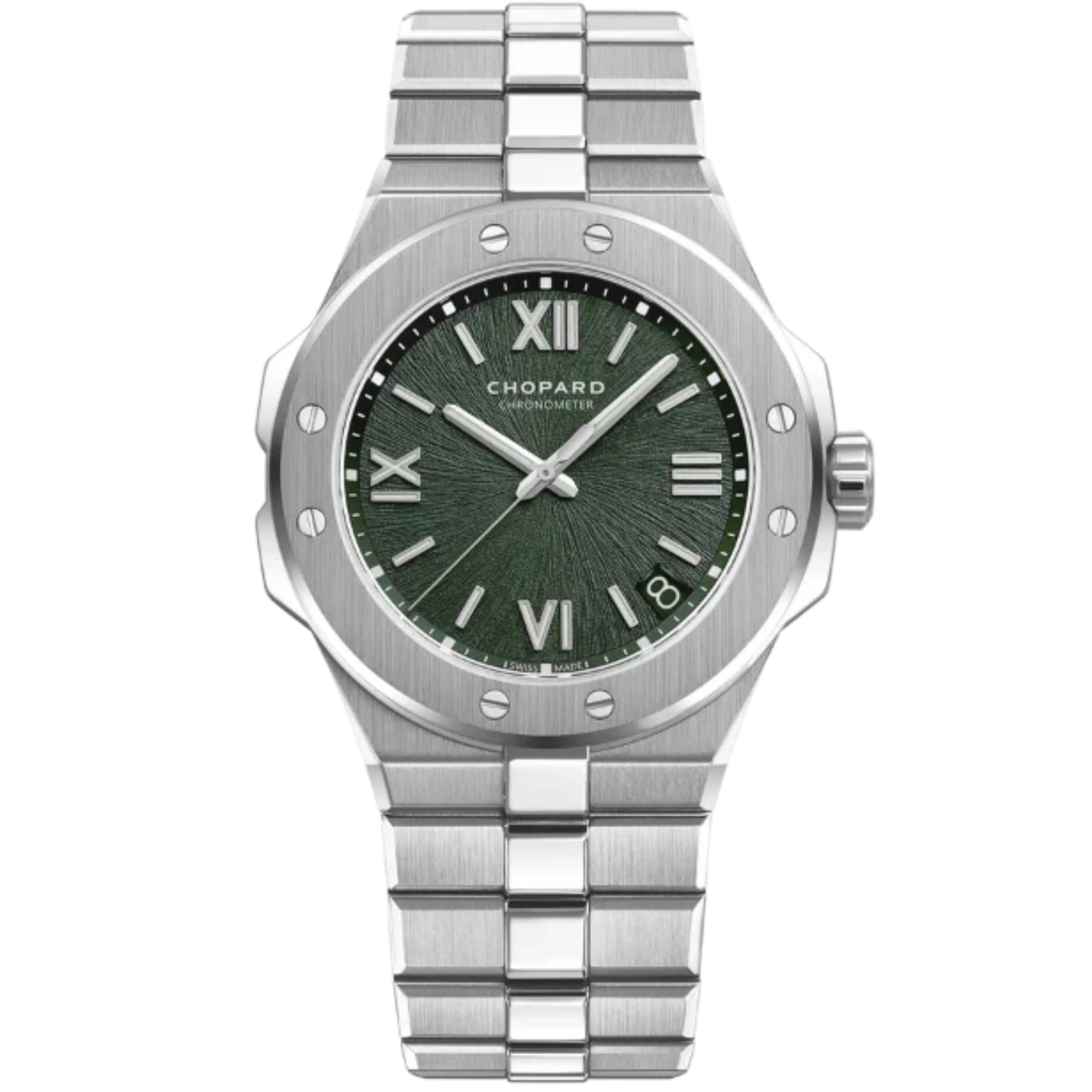 ALPINE EAGLE 41 MM LUCENT STEEL™ WITH PINE GREEN DIAL - Chopard