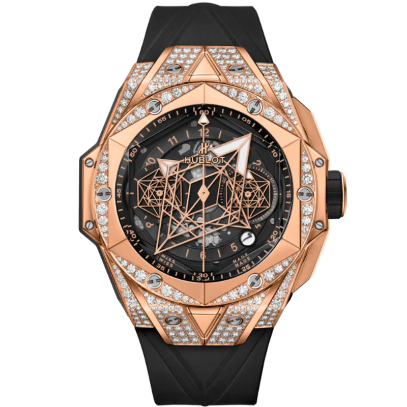 Big Bang 45mm SANG BLEU II KING GOLD PAVÉ - Hublot