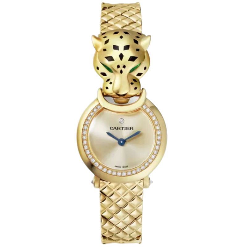 LA PANTHERE DE CARTIER 24 MM YELLOW GOLD WITH GOLD DIAL - Cartier