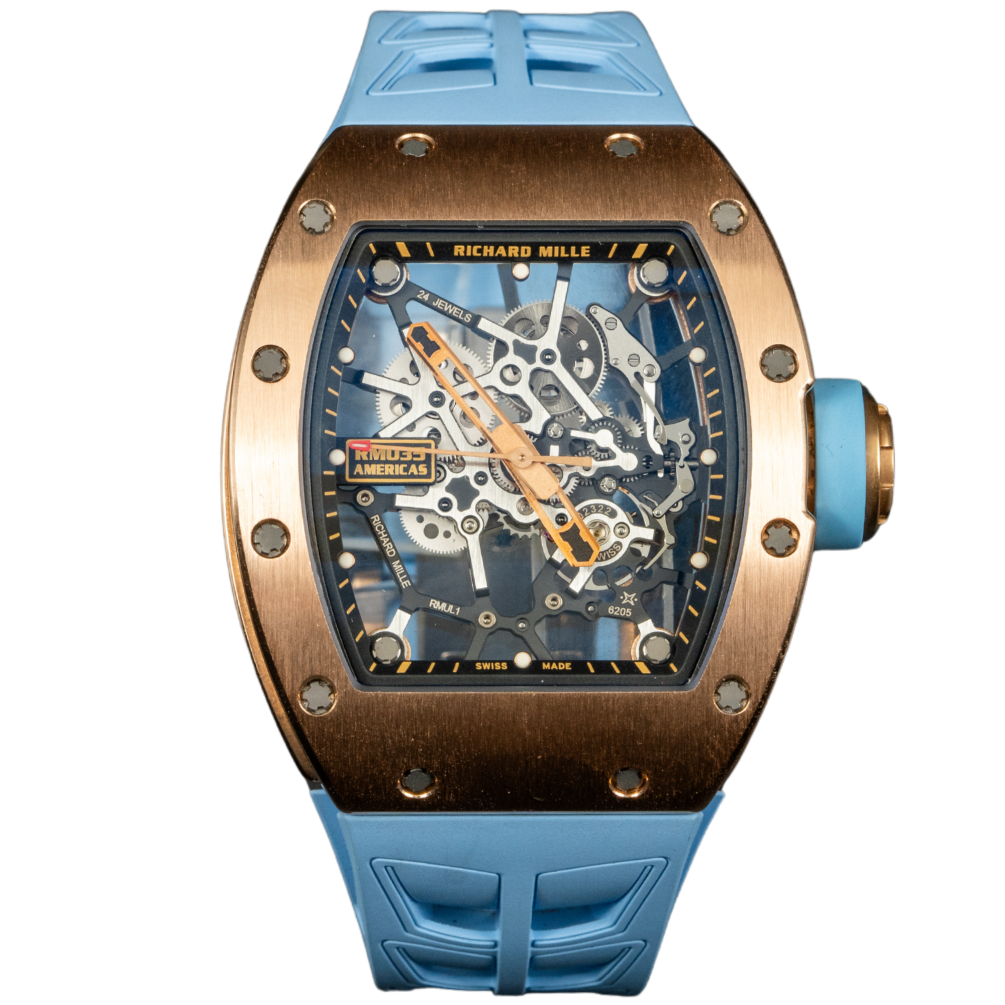 Richard Mille RM035 Rafael Nadal "Americas Edition" Rose Gold Skeleton (LIMITED 50 Pieces) - Richard Mille