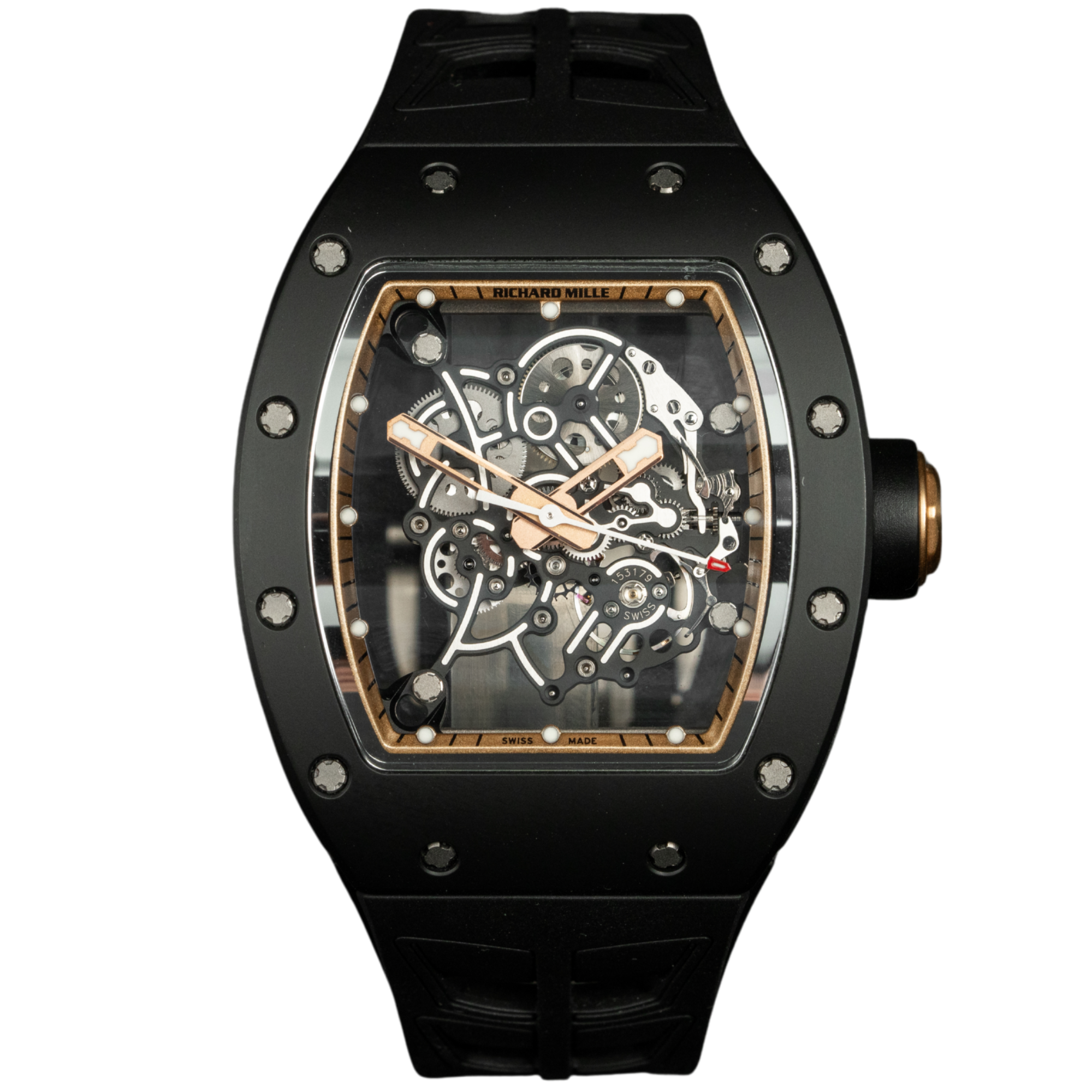 Richard Mille RM055 Black Bubba Watson "Gold Rehaut" Asia Edition (Limited 30 Pieces) - Richard Mille