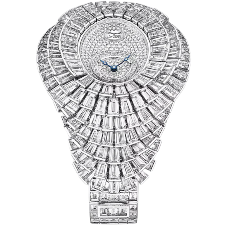 CRAZY FLOWER GJE25BB20.8989FB1 33 MM WHITE GOLD WITH WHITE DIAL - Breguet