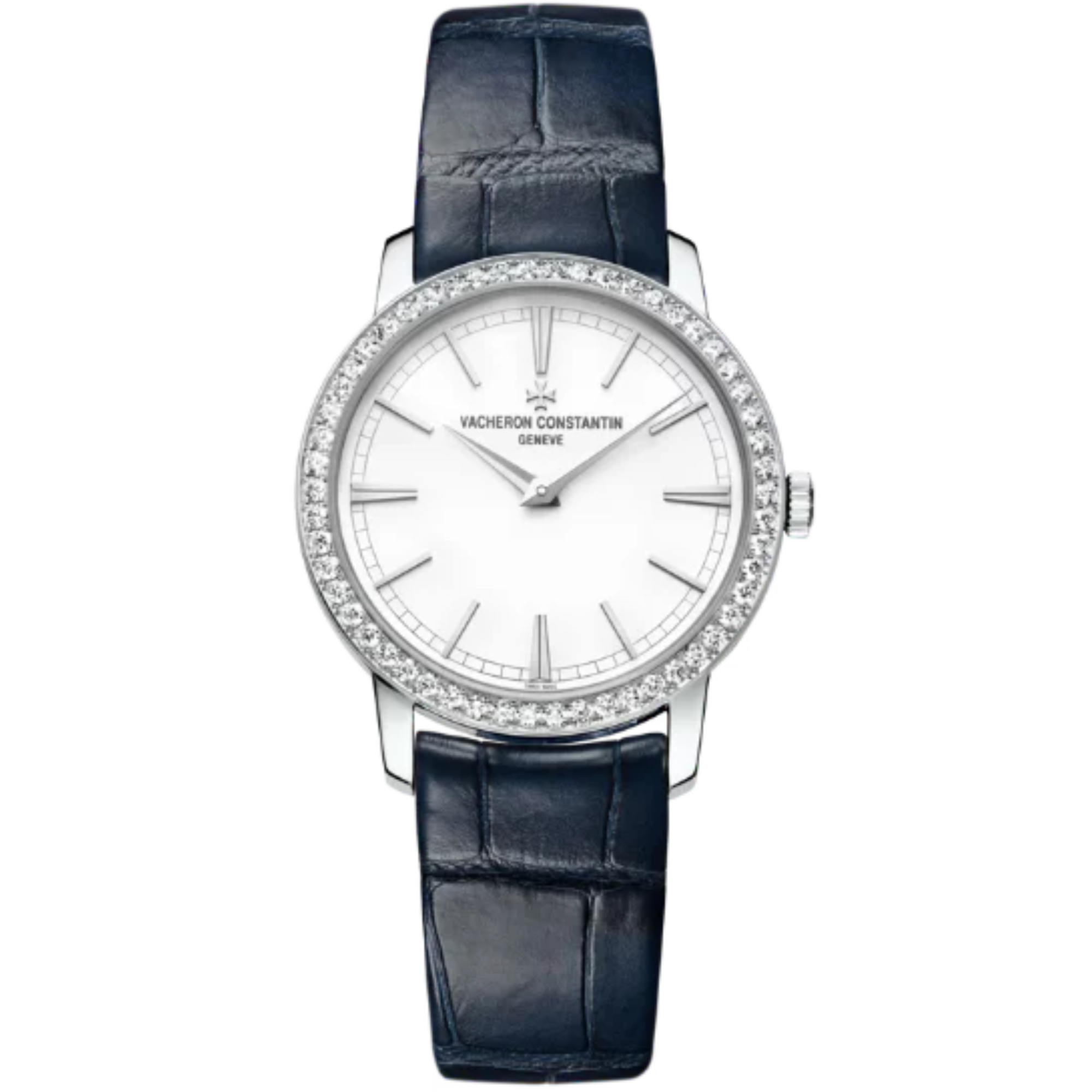 TRADITIONNELLE MANUAL WINDING 33 MM 18K WHITE GOLD WITH WHITE BRASS DIAL - Vacheron Constantin