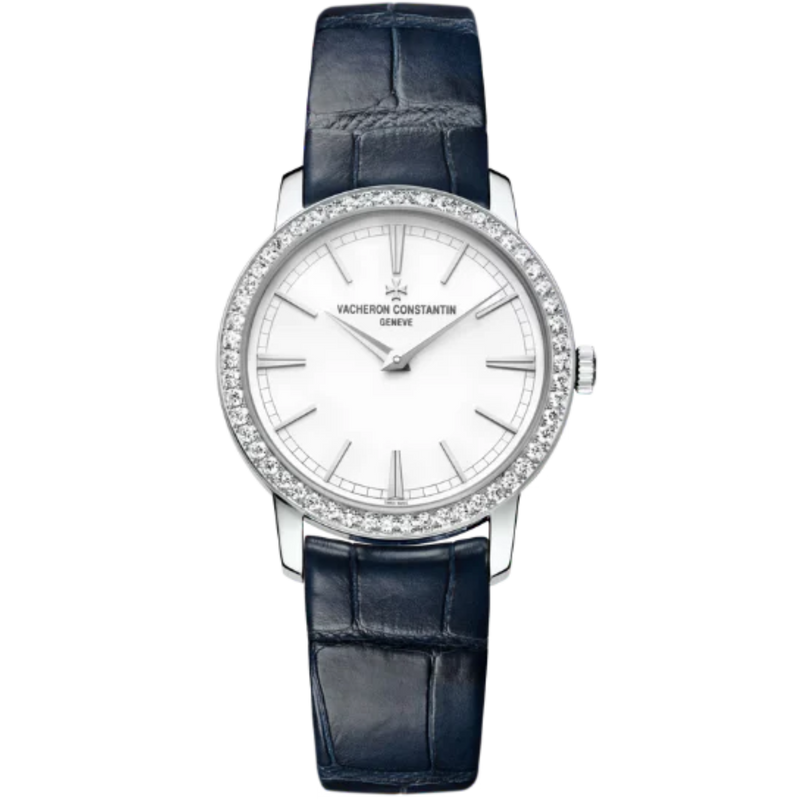 TRADITIONNELLE MANUAL WINDING 33 MM 18K WHITE GOLD WITH WHITE BRASS DIAL - Vacheron Constantin
