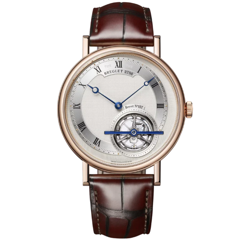 CLASSIQUE TOURBILLON EXTRA-PLAT ANNIVERSAIRE 5365 41 MM ROSE GOLD WITH SILVER DIAL - Breguet