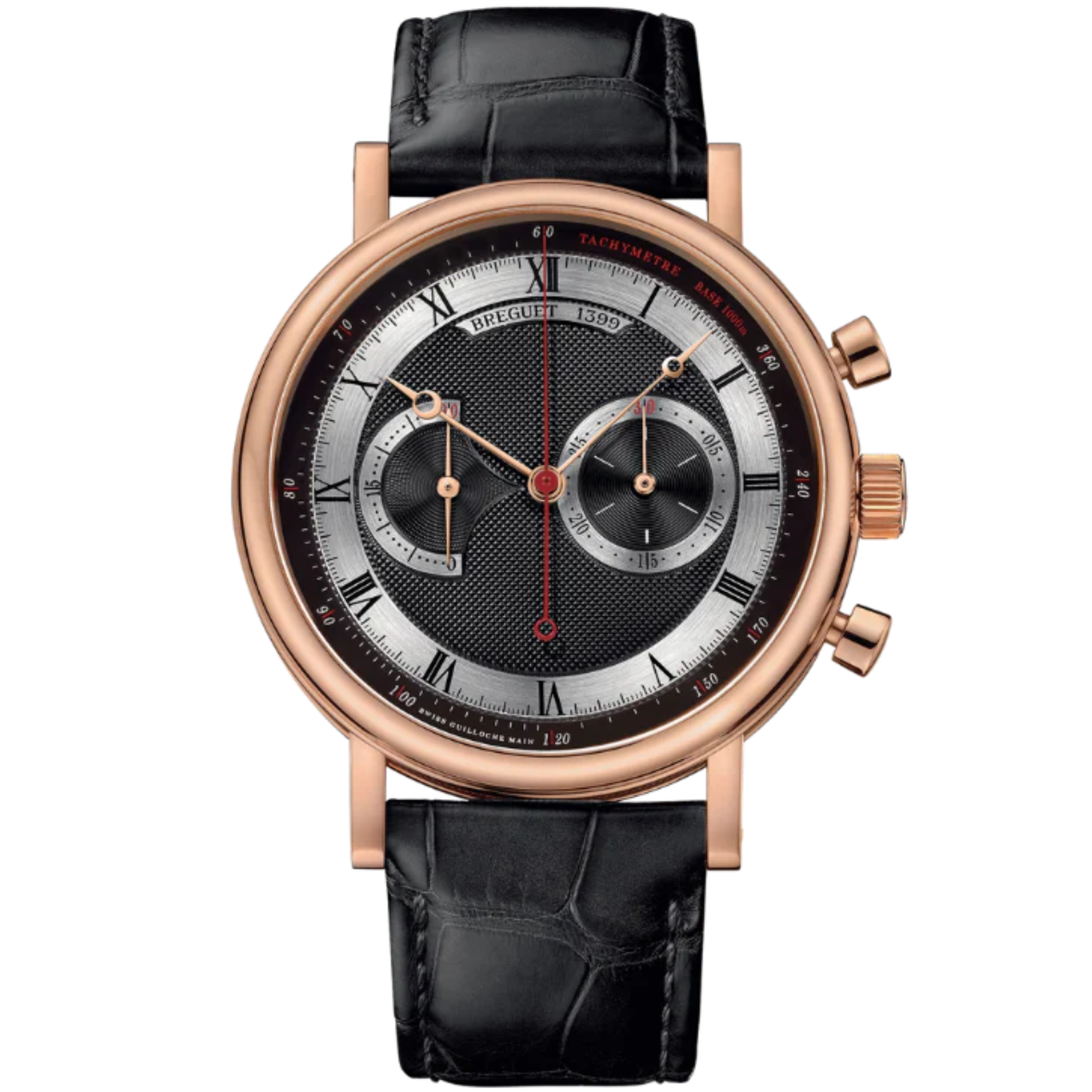 CLASSIQUE 5287 42 MM ROSE GOLD WITH BLACK RHODIUM DIAL - Breguet